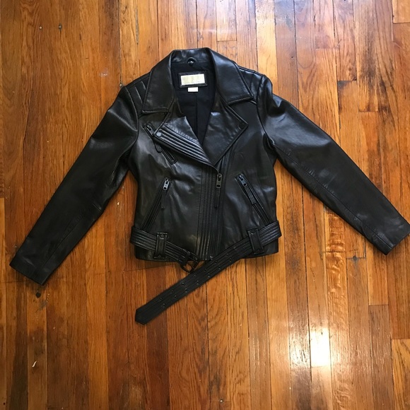 Michael Kors Leather Jacket - Picture 2 of 7